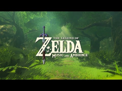 Relaxing video game with Zelda Music in the Forest Ambience