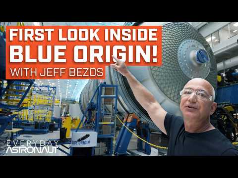 First Look Inside Blue Origin's New Glenn Factory w/ Jeff Bezos!