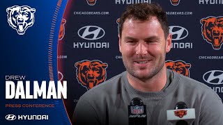 Drew Dalman excited to work with Caleb Williams | Press Conference | Chicago Bears