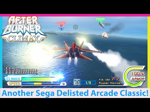 Sega's Best Arcade Game They Won't Let You Play! After Burner Climax