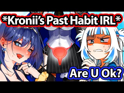 Kronii's Past Habit IRL Made Gura and Everyone Concerned 【Hololive】