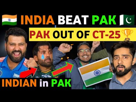 INDIA BEAT PAK CHAMPIONS TROPHY 2025 | KOHLI 100* | INDIAN CHEERING TEAM INDIA IN PAKISTAN | REAL TV