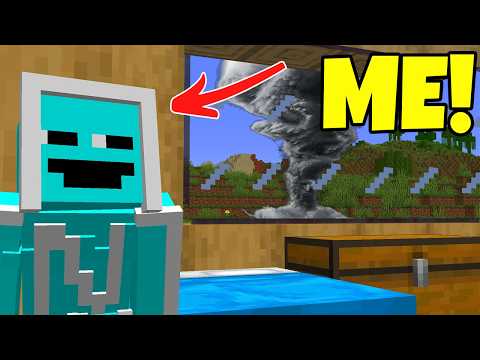 Building TORNADO FALLOUT BUNKER In Minecraft! (EPIC TEST)