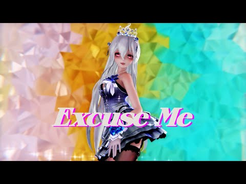 ≡MMD≡ Yowane Haku - Excuse me / AOA [4KUHD60FPS][Eng sub]