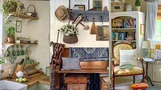 100+ Vintage country cottage farmhouse decor ideas #home #decoration #farmhouse