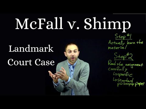 McFall v Shimp - Landmark Court Case - Should the government force someone to donate bone marrow?