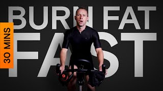 30 Minute Indoor Cycling Workout | Fat Burning Intervals