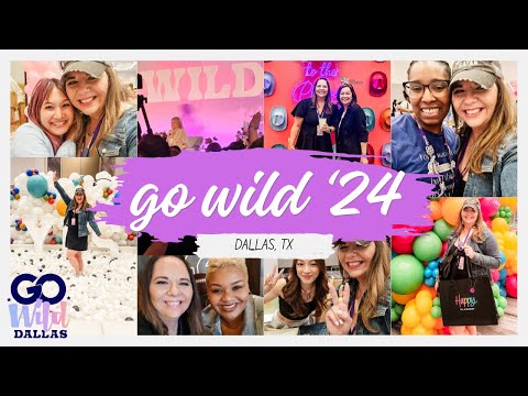 GO WILD 2024 🎊✨ first timer, dallas texas, wild for planners vlog