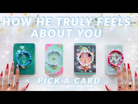 (PICK A CARD)🔮How Does He *truly* Feel About You? 💏(UNCENSORED)🔮PSYCHIC READING⭐️*Zodiac-Based✨🪐🧞‍♀️