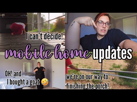 *NEW* MOBILE HOME UPDATES | we survived food poisoning | decisions, decisions, decisions!