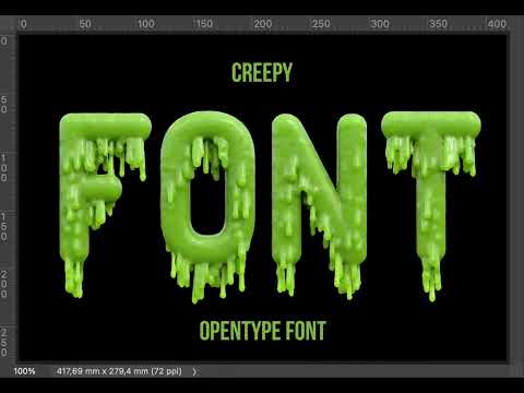 Creepy Font