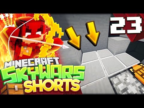 GRAVEL TRAP! (MINECRAFT SKYWARS SHORTS #23)