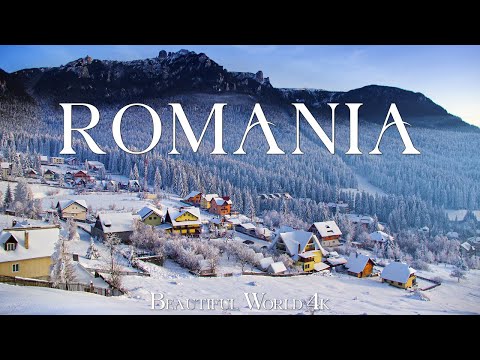 ROMANIA 4K – Carpathian Winter Dreams: Enchanting Resorts in a Snowy Embrace - Relaxing Music