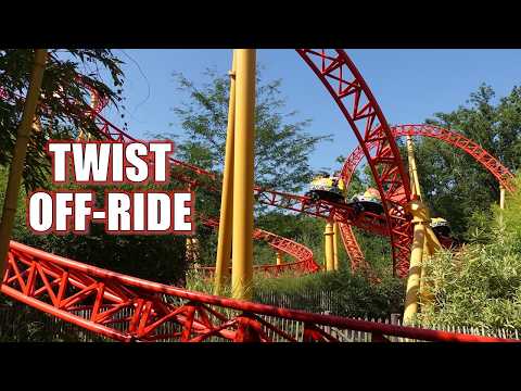 Twist Off-Ride Footage (60FPS), Le Pal Mack Spinning Coaster | Non-Copyright