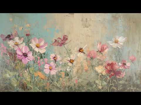 Vintage Floral Free Tv Art Wallpaper Screensaver Home Decor Samsung Oil Painting Digital Wildflower