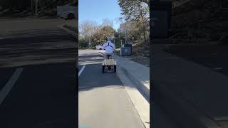 Cruising the Bike Lane on a Quadricycle E-Bike!