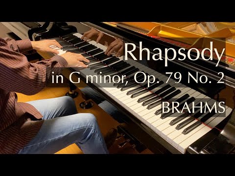 ラプソディ 第2番 ト短調 作品79−2（ブラームス）Brahms - Rhapsody in G minor, Op. 79 No. 2 - pianomaedaful