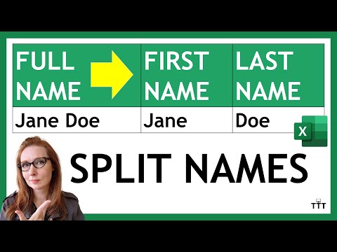 Split First and Last Names with TEXTSPLIT in Excel | A Tutorial for Beginners