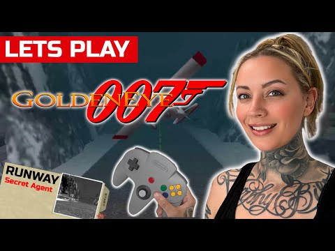 Secret Agent mode is so hard! Goldeneye 007 Worst Game Play Ever!