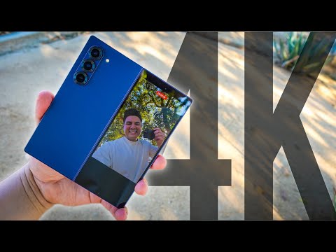 Samsung Galaxy Z Fold 6 4K Camera Video Test