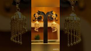 gold jhumka designs with weight and price #jhumka #goldjewellery #goldfishn #trending #viral #shorts