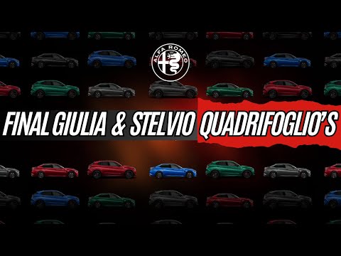 Alfa Romeo Giulia and Stelvio Quadrifoglio Last Call Models Will Be Their Final Goodbye