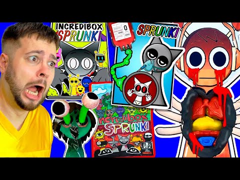 😨 3 СТРАШНЫЕ ИГРОВЫЕ КНИГИ СПРУНКИ 📚 БУК Incredibox Sprunki