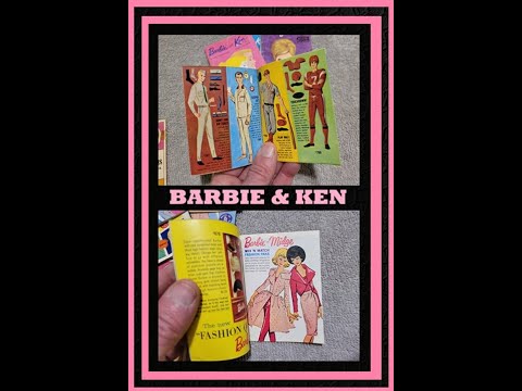 Vintage Barbie & Ken Catalogs - Antiques - Bullet Pencil - Dolls - Toys For Girls - 1960's - Girl -