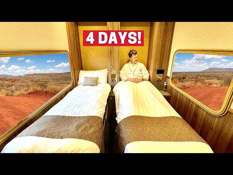 First Class Sleeper Train Across Australia | The Ghan