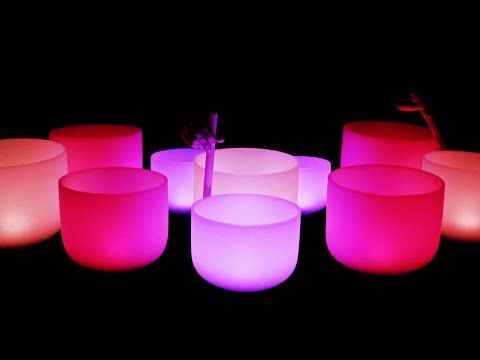 Peace & Calm Deep Sleep & Chakra Healing Crystal Bowls Healing 432Hz Sound Bath