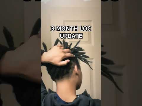 3 month loc retwist update #locs #locsjourney #locretwist #update #upload #subscribe #shorts