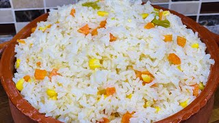 Como hacer arroz blanco perfecto (fácil y rápido)