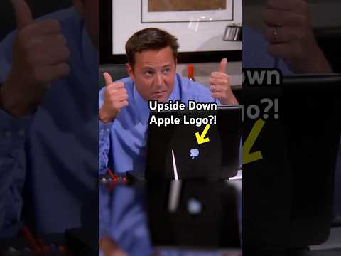 Why is this Apple logo upside down?!