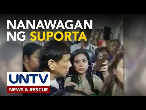 Kitty Duterte, nanawagan ng suporta para kay FPRRD sa pagharap sa ICC