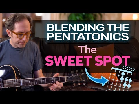 The Blues lead "Sweet Spot" for mixing the major and minor pentatonic scales - Guitar Lesson - ML107