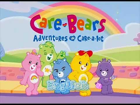 care bears adventures of care a lot intro in English, Russian and German