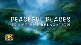 Peaceful Places - 4K Relaxation Film with Beautiful Imagery and Peaceful Music - 60 Min No Looping