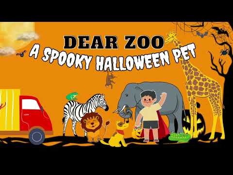 Dear Zoo a Spooky Halloween Pet | Halloween Story Books | Animals Sounds ( Kids Books Read Aloud )