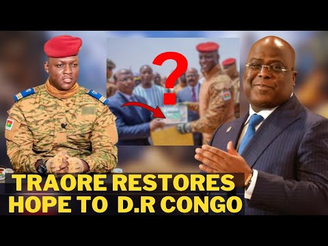 DR Congo citizens Acknowledged  Ibrahim Traore As A Symbol Of Hope