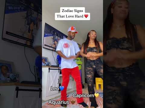 Zodiac Signs That Love Hard W/ OhBoyPrince & Unique Musick #dance #youtubeshorts