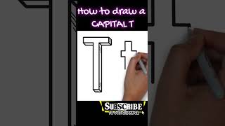 How to draw a CAPITAL T