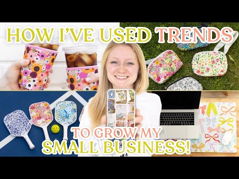 How I Capitalized on TRENDS to Grow My Small Business long-term!!