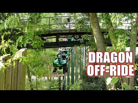 Dragon Off-Ride Footage (60FPS), Legoland Windsor WGH Dark Ride & Coaster | Non-Copyright