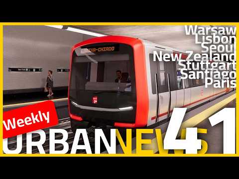 Warsaw tram extension | Cable-line in Paris | New metro trains in Lisbon | Urban News 41