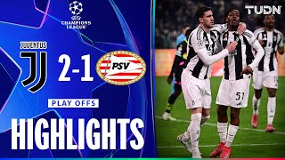 HIGHLIGHTS - Juventus vs PSV | UEFA Champions League 24/25 | TUDN