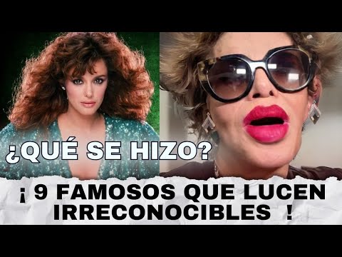 Cambios EXTREMOS de 9 famosos que no podrás creer