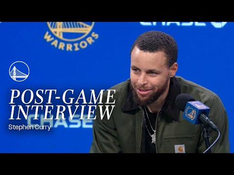 Stephen Curry Recaps Warriors Win vs Oklahoma | Jan. 29, 2025