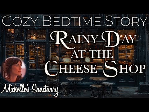 Cozy Bedtime Story (Female Voice)  🌧 RAINY DAY AT THE CHEESE SHOP  💤  Coziest Sleepy Story