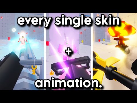 [OUTDATED] EVERY SKIN + ANIMATION In Roblox Rivals 😲