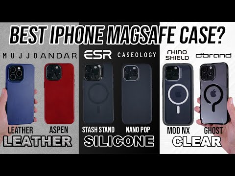 Best iPhone MagSafe Case? | Testing Out Top Magnetic Leather, Clear and Silicone iPhone 15 Cases!